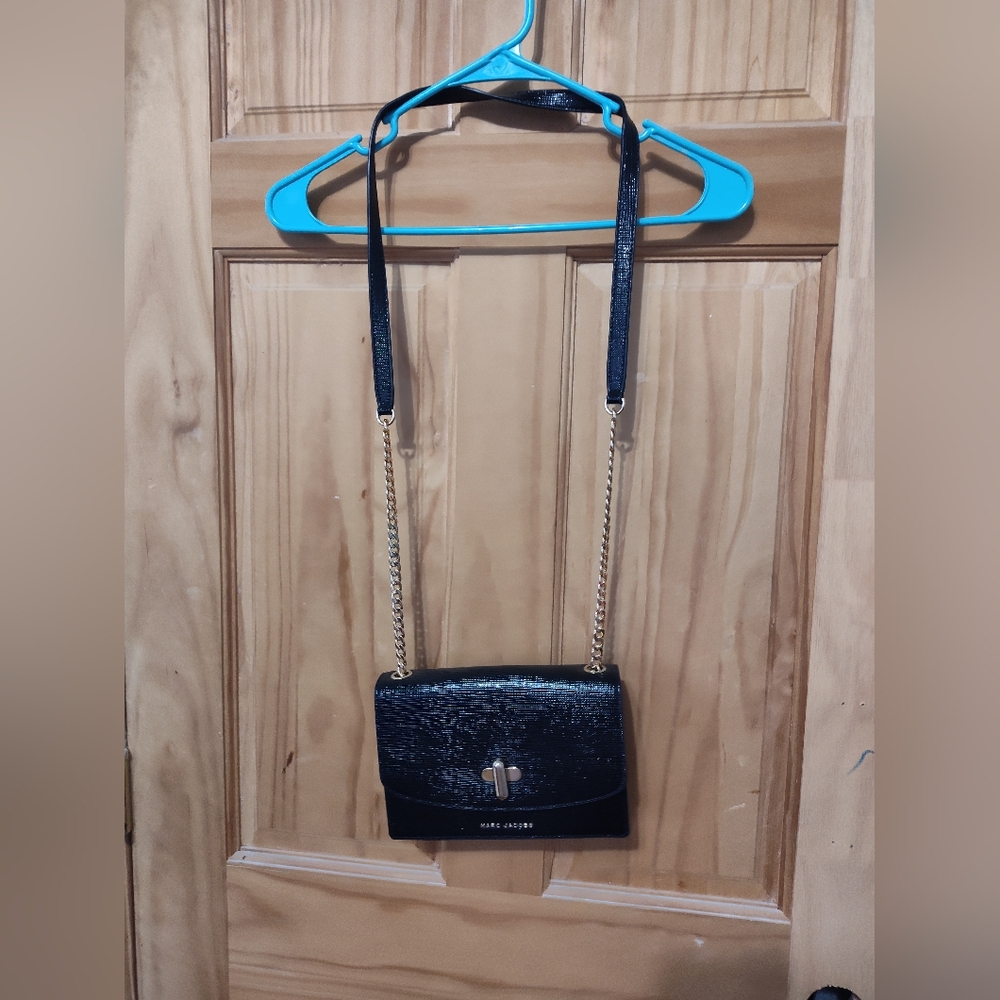 Marc Jacobs The Turnlock Leather Crossbody Bag NWOT never used